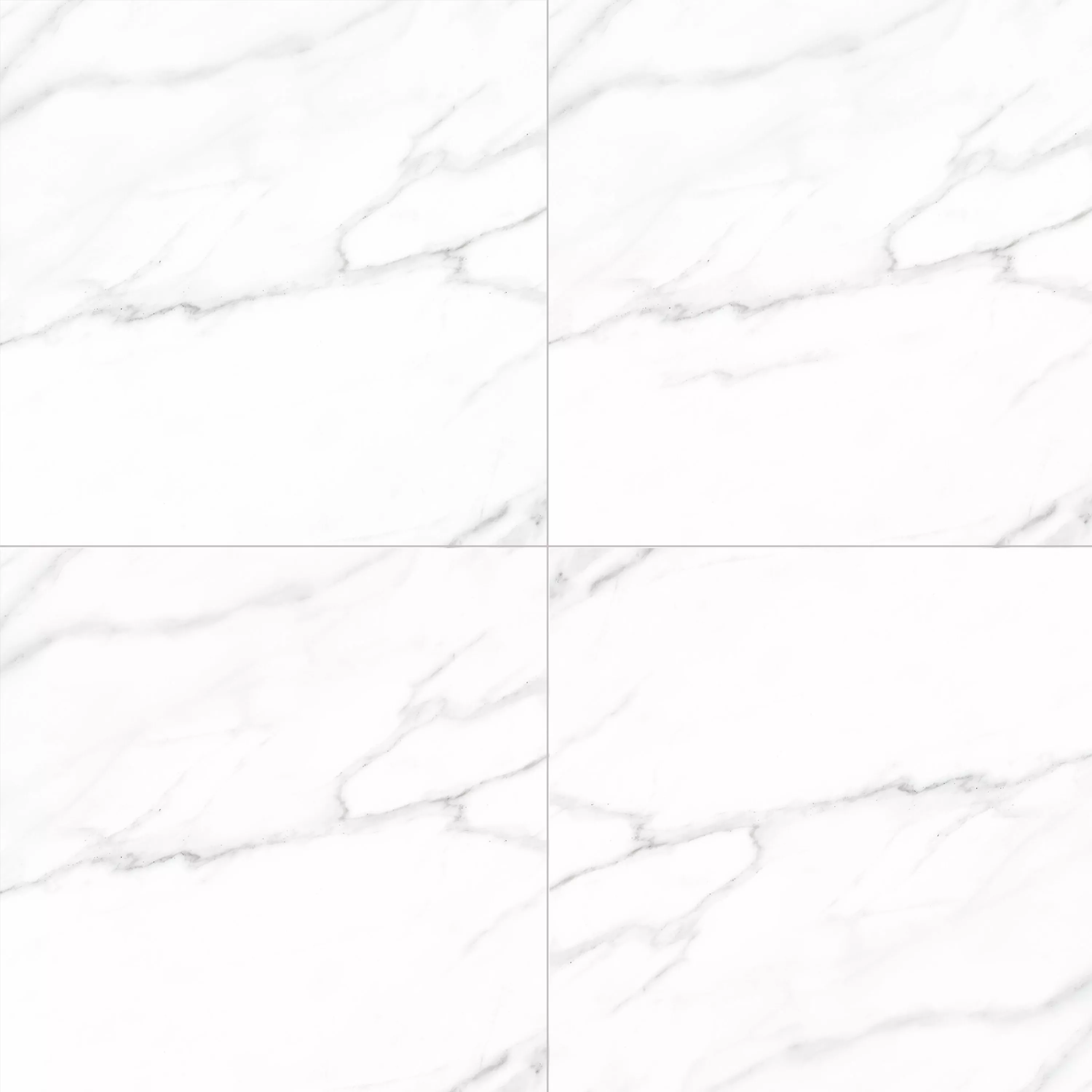 Bodenfliesen Arcadia Marmoroptik Matt Weiß 60x60cm