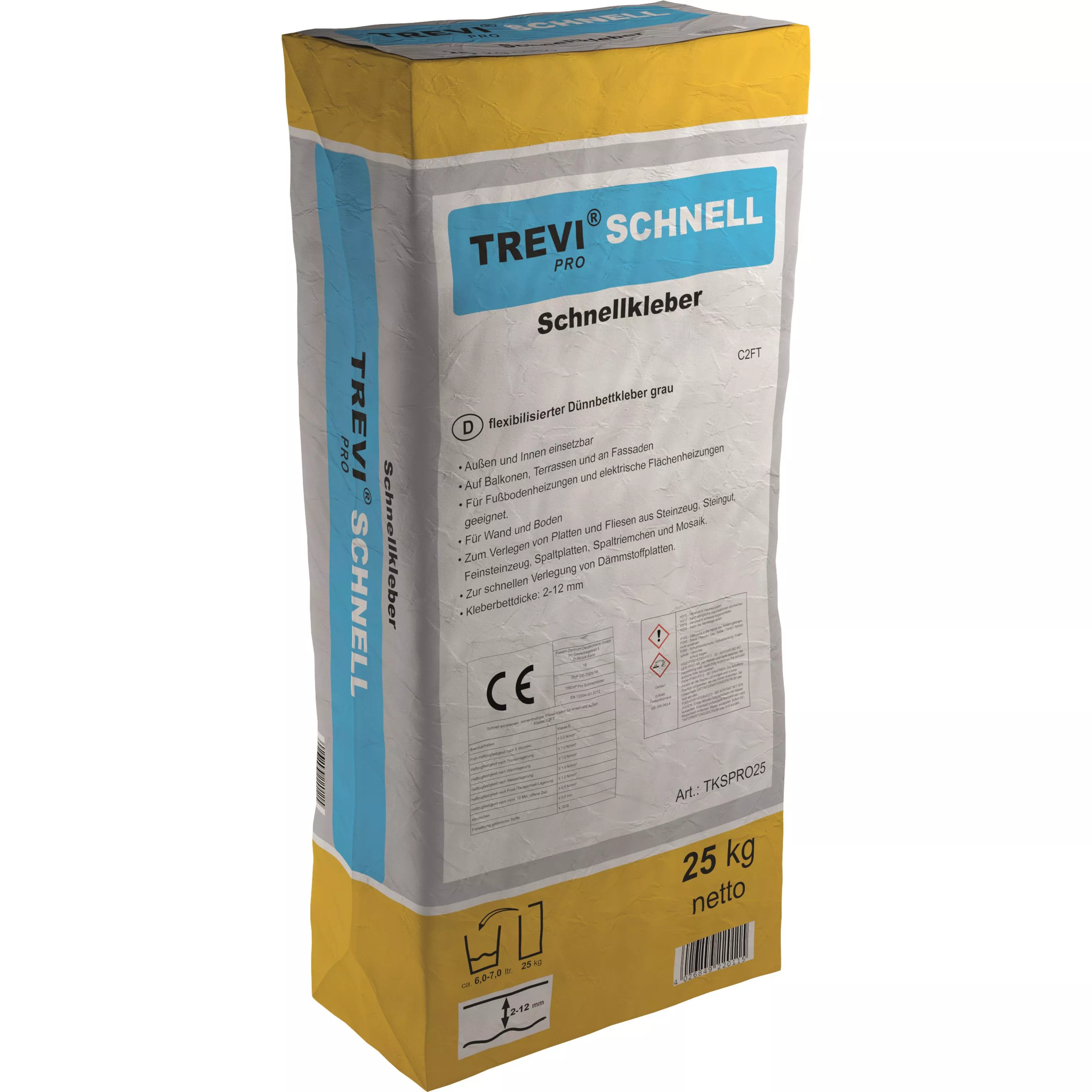 Pro Schnellkleber Feinsteinzeug Mosaik (25KG) Pro Schnellkleber Feinsteinzeug Mosaik (25KG)