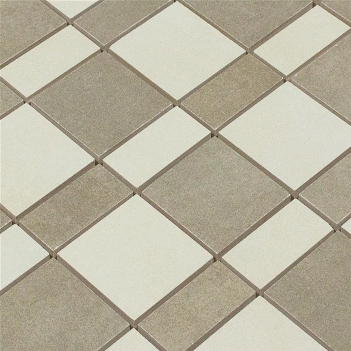 Muster von Keramik Mosaikfliese Kanorado Beige Mix