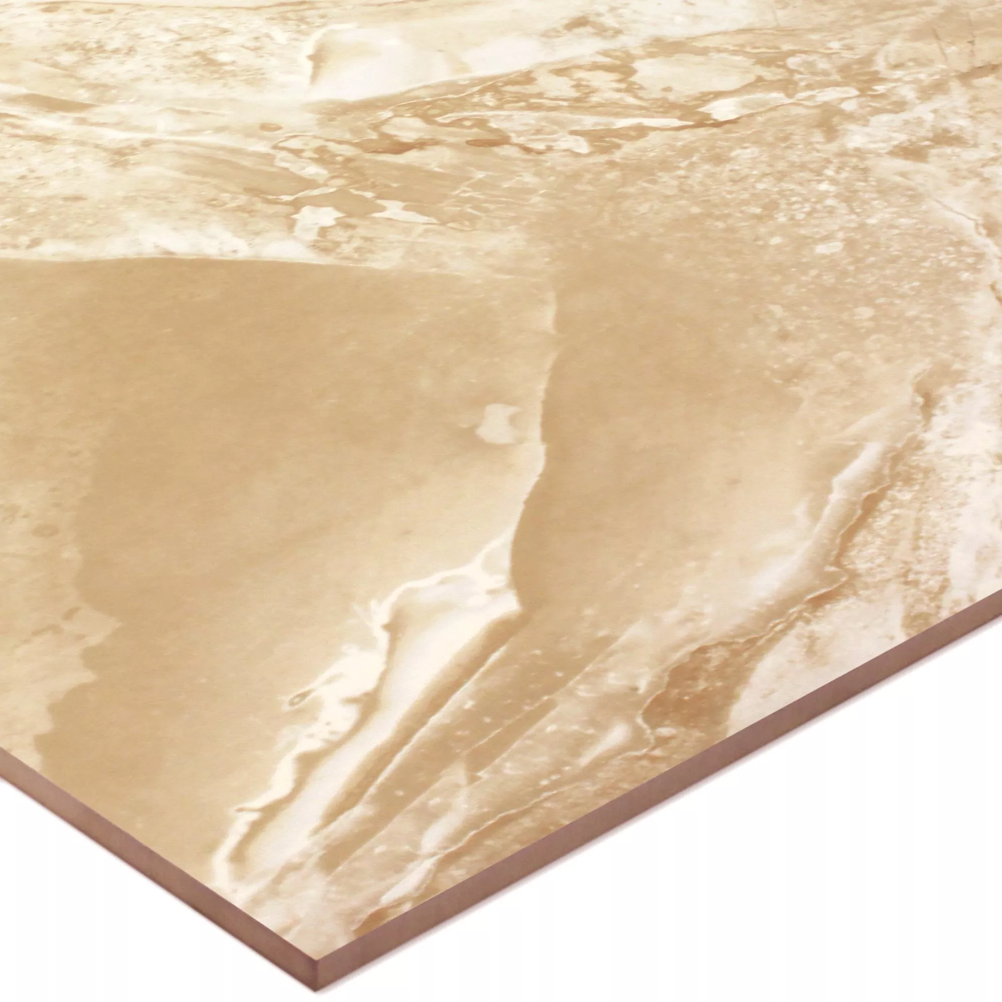 Muster Bodenfliesen Marmoroptik Himalaya Sand Poliert 60x60cm