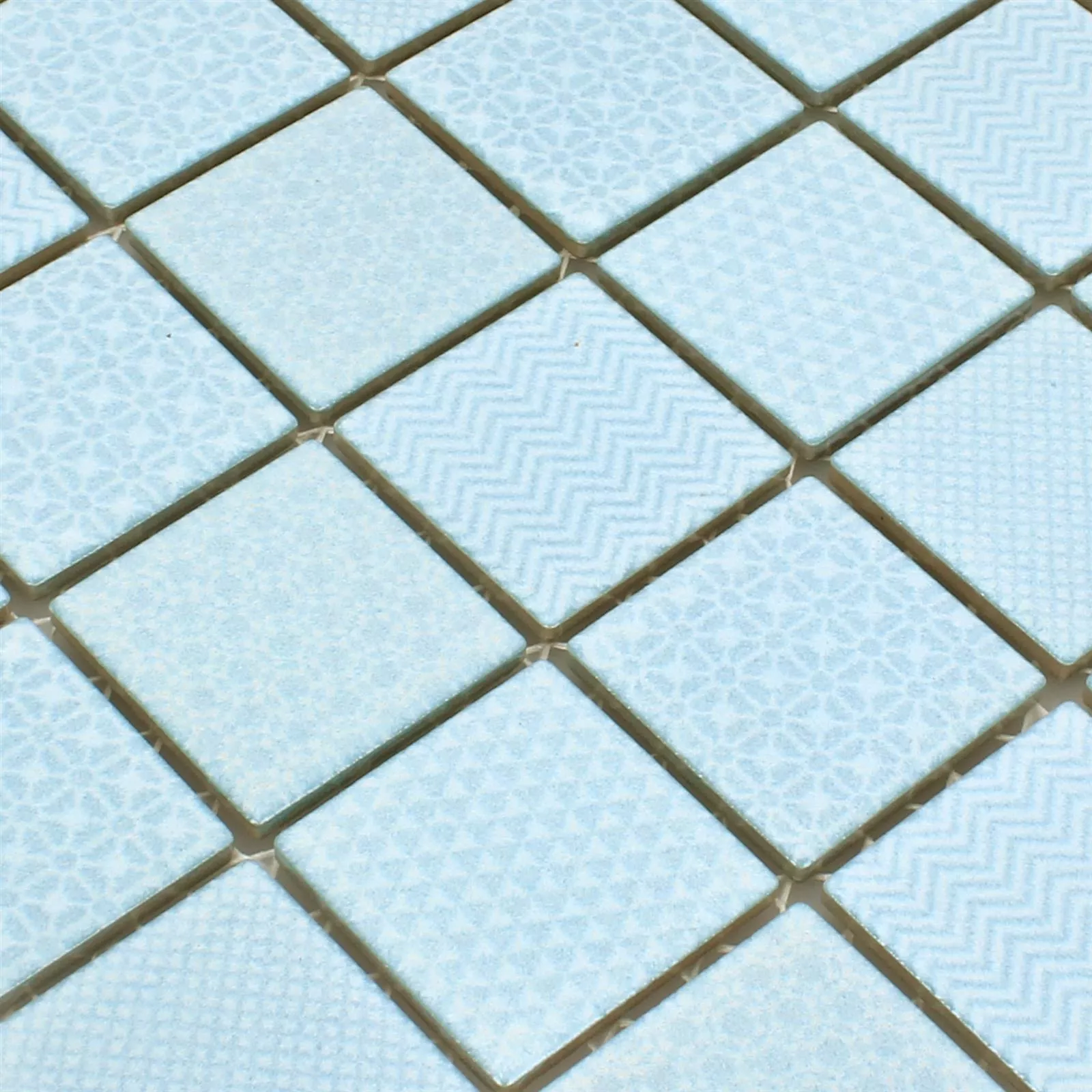 Mosaikfliesen Keramik Sapporo Hellblau
