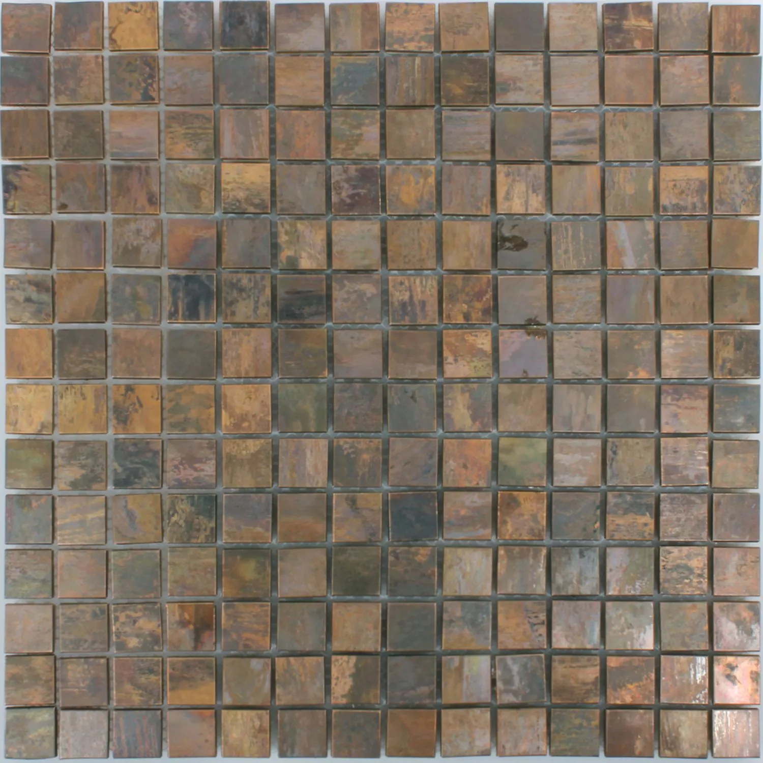 Muster von Mosaikfliesen Metall Kupfer Gorski