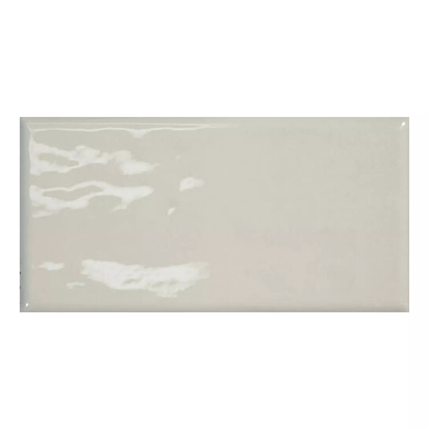 Calissi Grau Glänzend Rustikal 7,5x15 cm Artic Grey