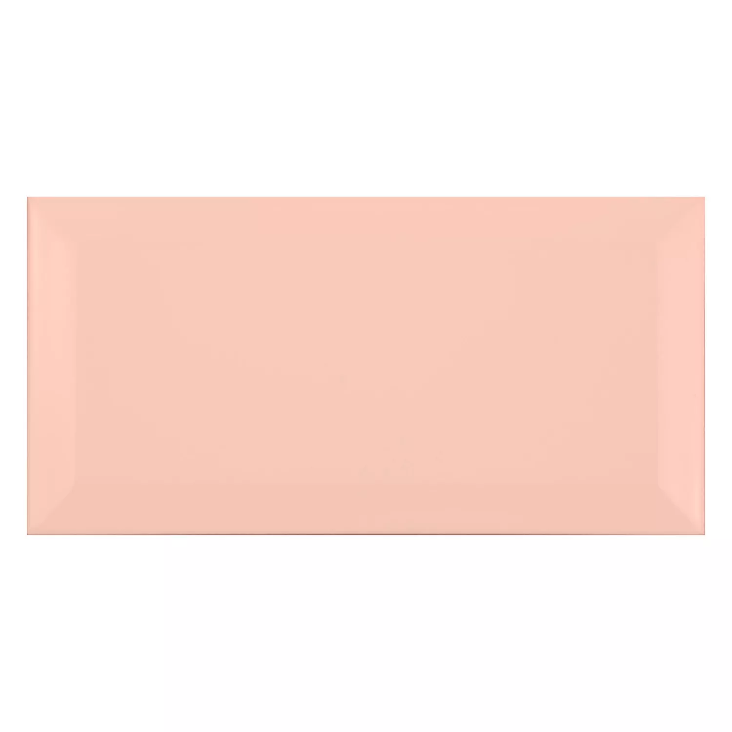 Metrofliese Orange Matt 10x20 cm Facette Jasper Salmon