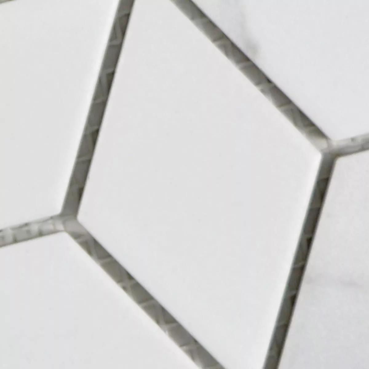 Muster von Keramik Mosaikfliesen Zyrus Carrara Würfel