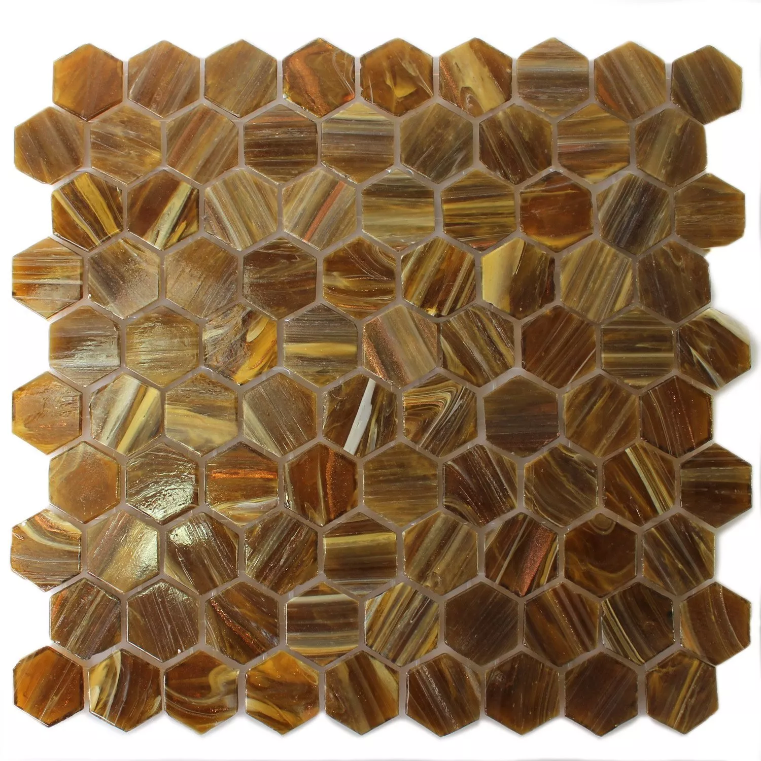Mosaikfliesen Trend-Vi Glas Hexagonal 282