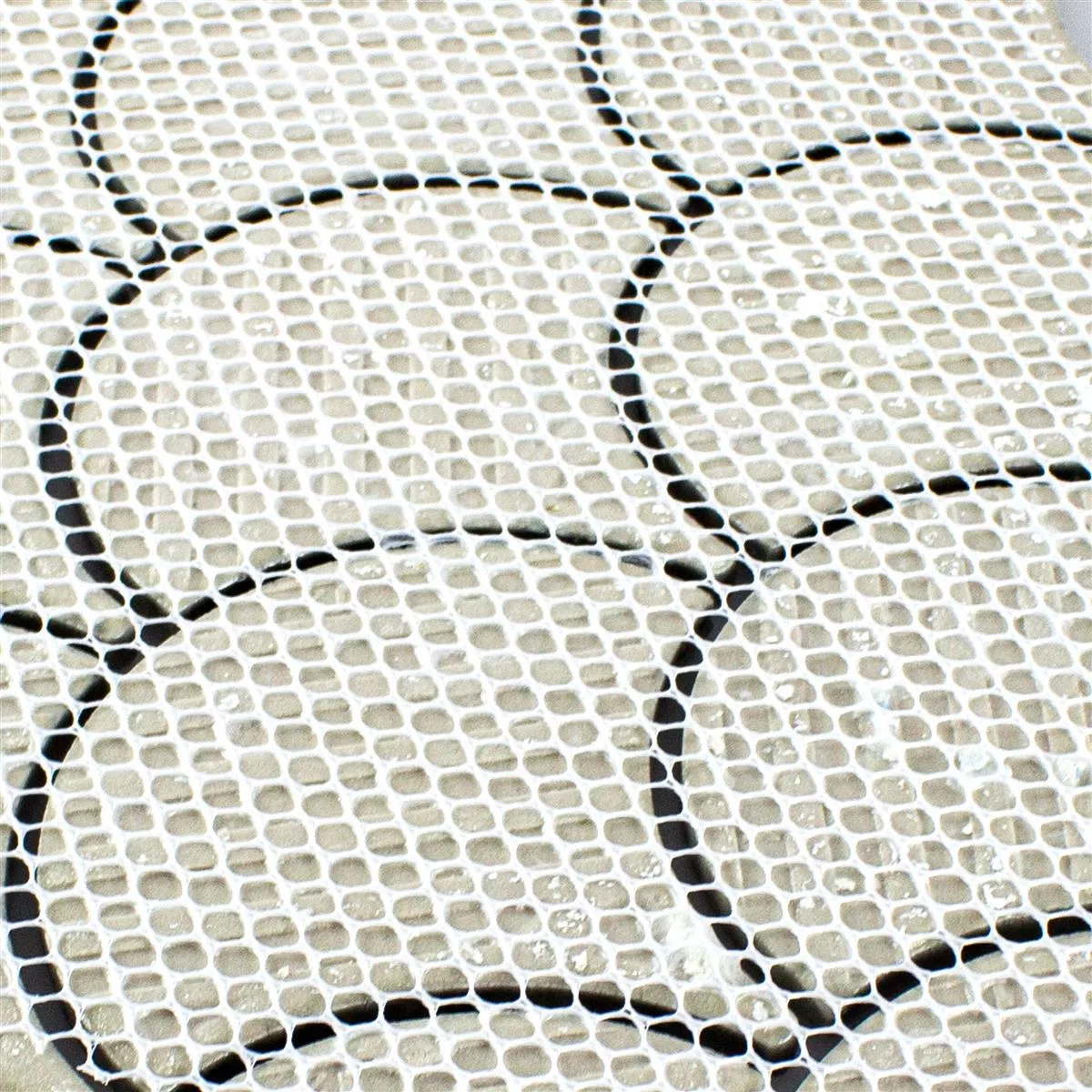 Keramik Mosaik Fliesen Newark Weiß