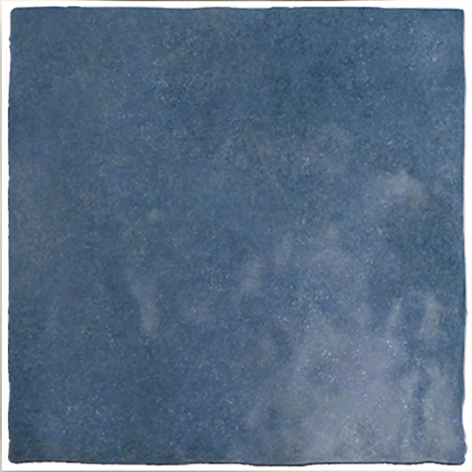 Muster Wandfliesen Concord Wellenoptik Blau 13,2x13,2cm