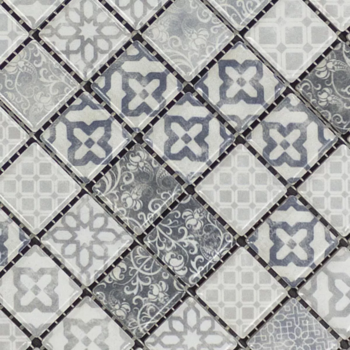 Keramik Mosaikfliesen Solavita Grau