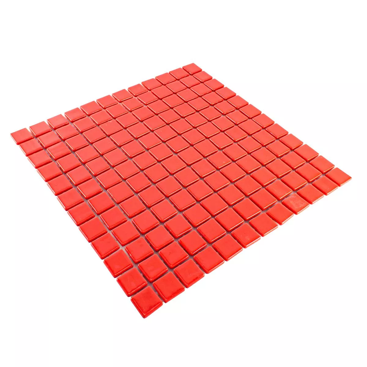 Muster von Glas Pool Schwimmbad Mosaik Pixley Rot