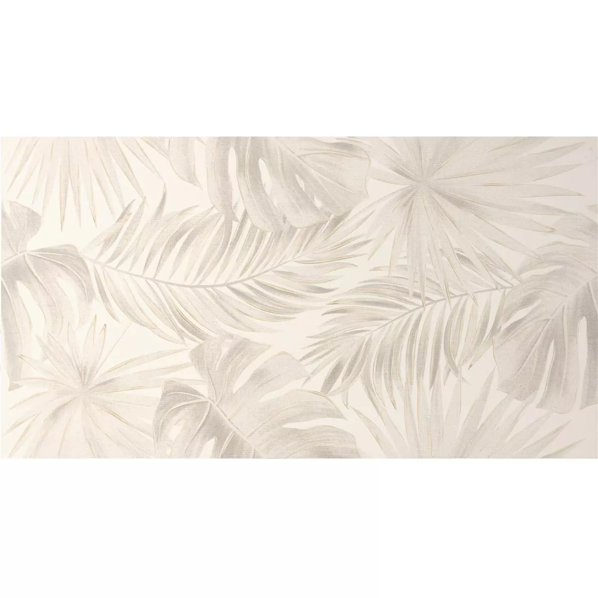 Wandfliesen Maldives Floral 30x60cm Elfenbein