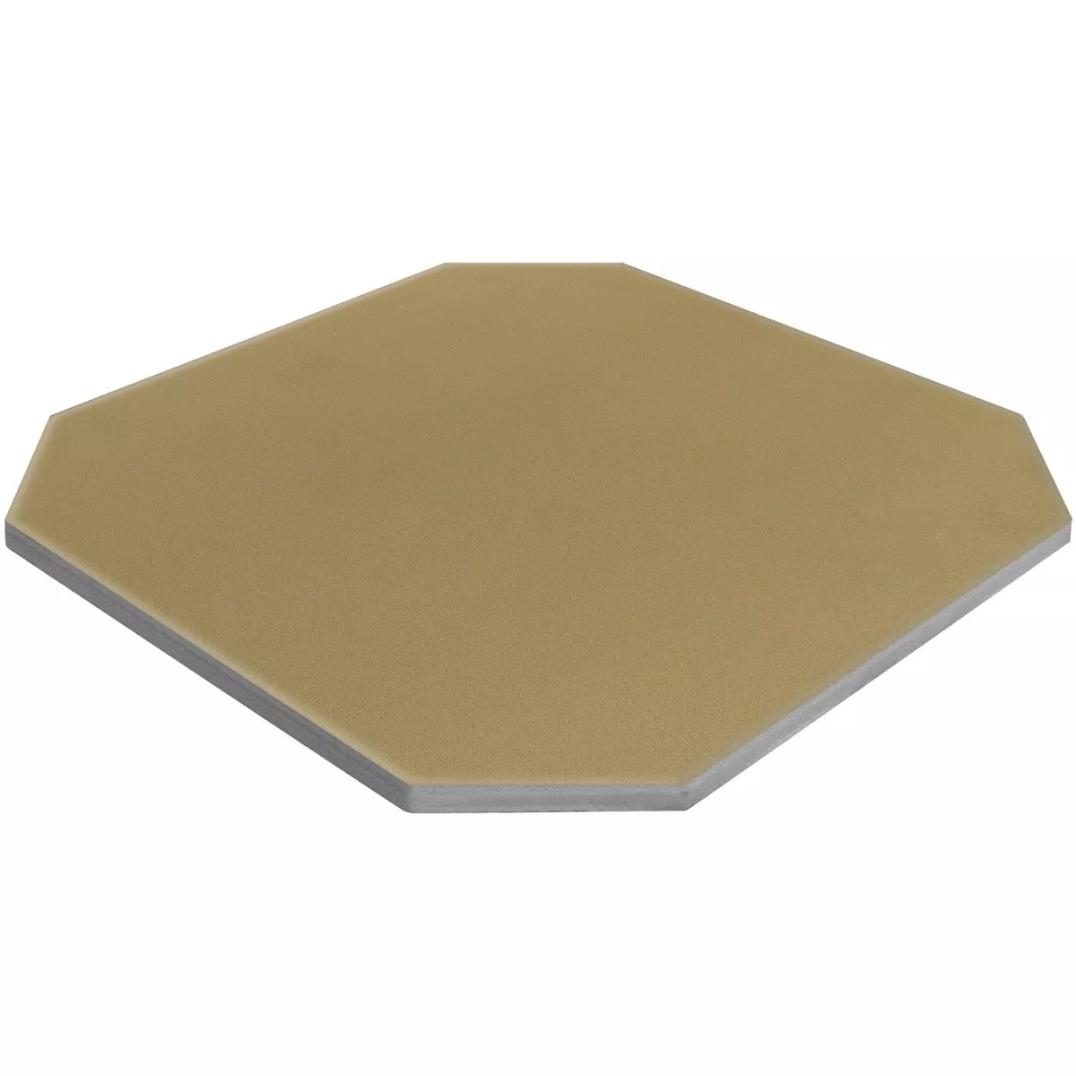 Feinsteinzeug Fliesen Genexia Uni Beige Octagon 20x20cm