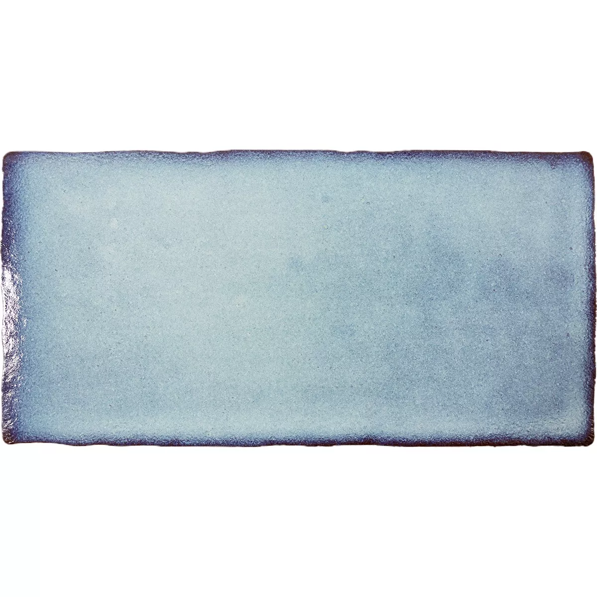 Muster von Metro Wandfliesen Zaragoza Blau 7,5x15cm