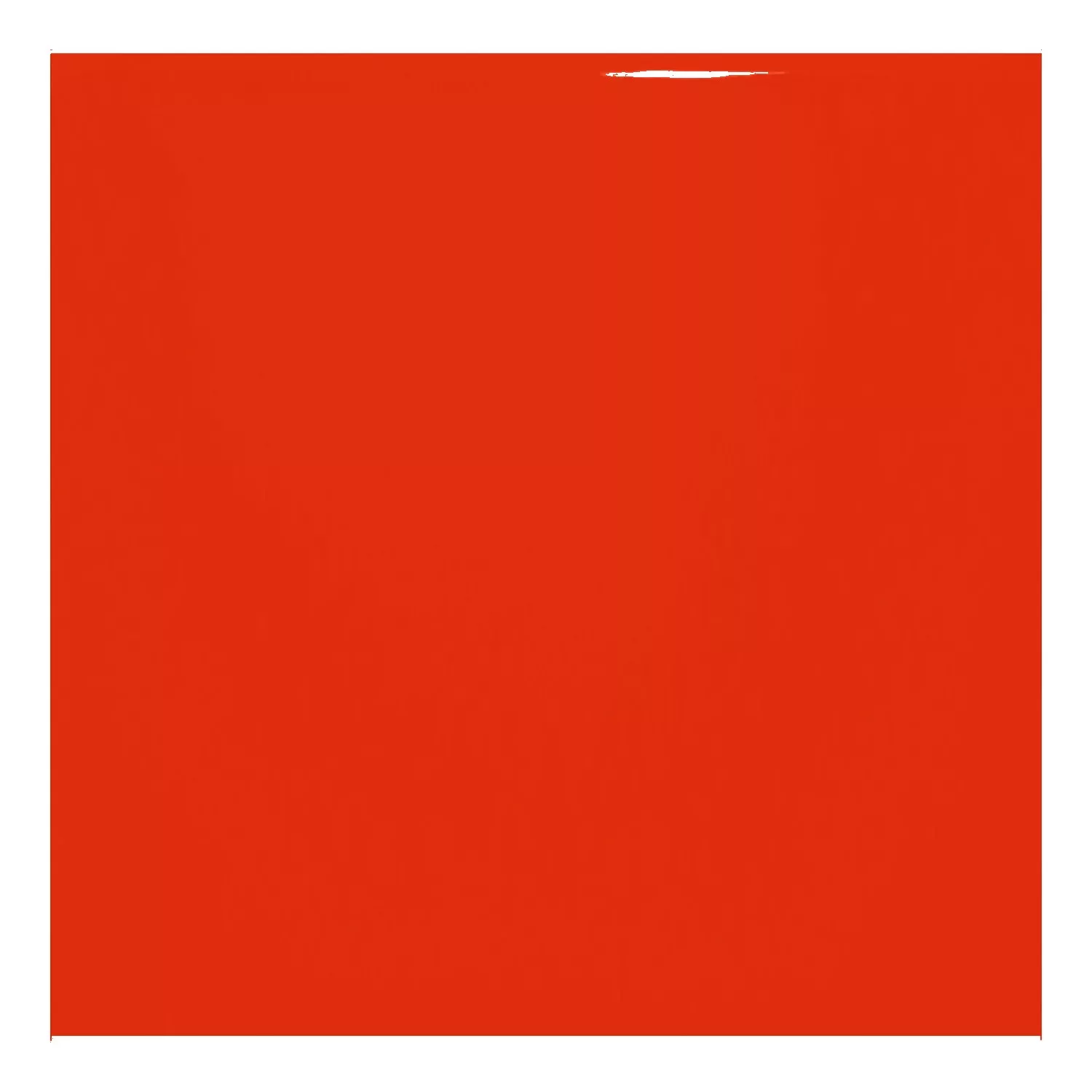 Metrofliese Rot Glänzend 15x15 cm Ohne Facette Miona Rojo