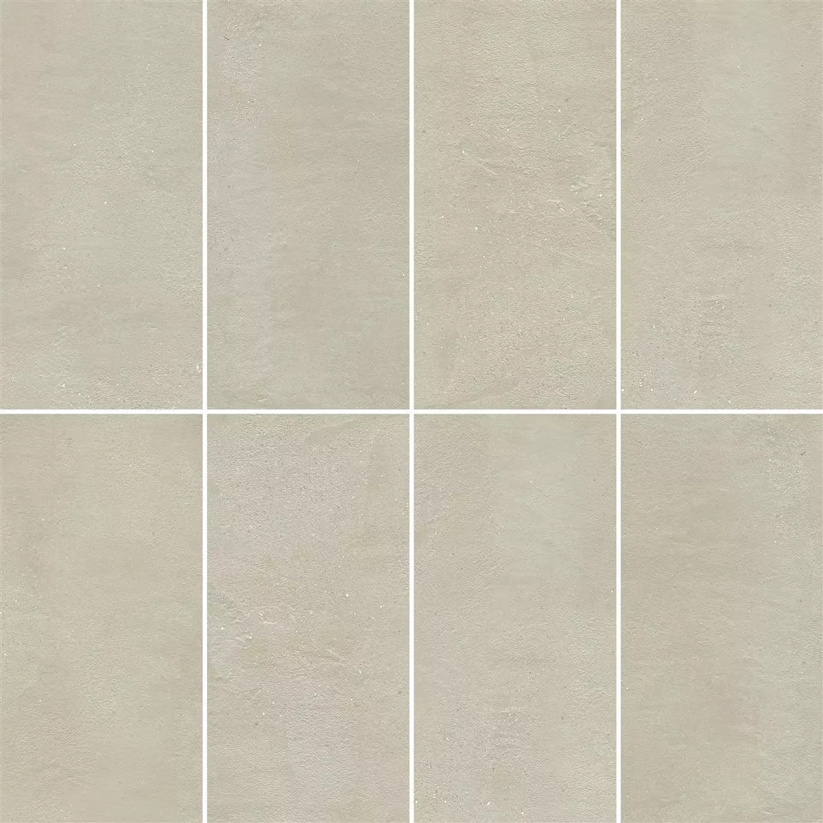 Muster von Bodenfliese Malibu Betonoptik Taupe 60x120cm