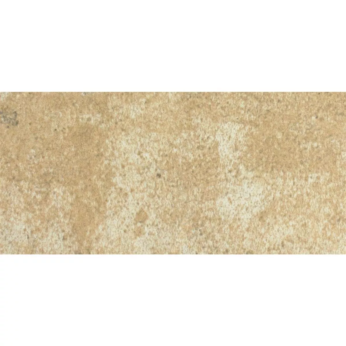 Muster von Wandfliesen Reymond Gewellt Beige 6x25cm