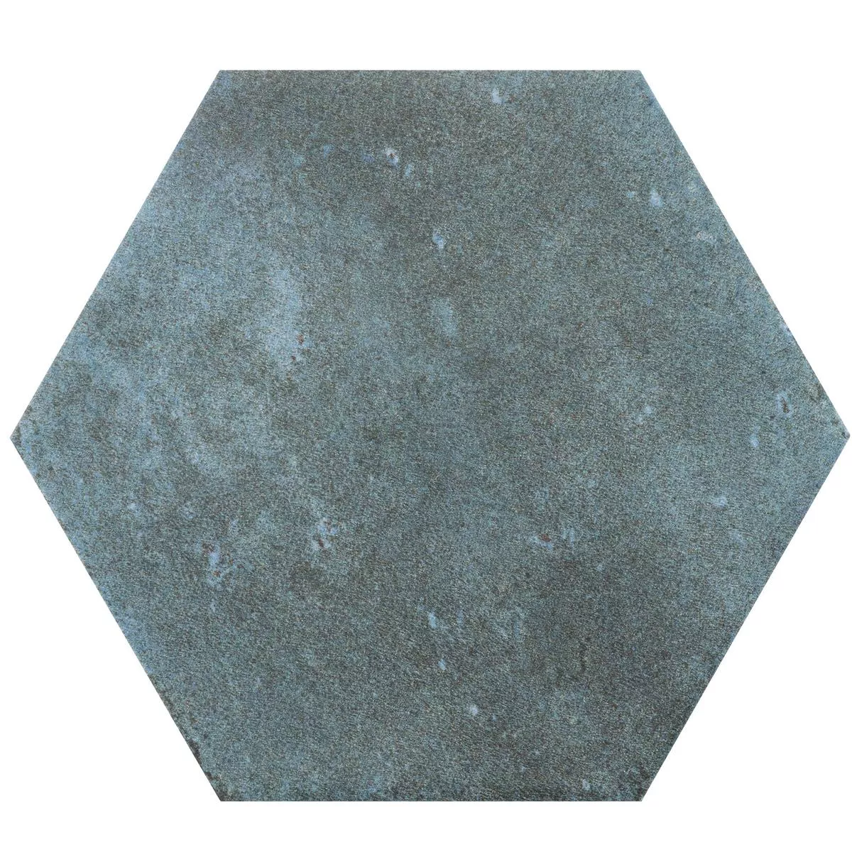 Bodenfliesen Arosa Matt Hexagon Pazifikblau 17,3x15cm