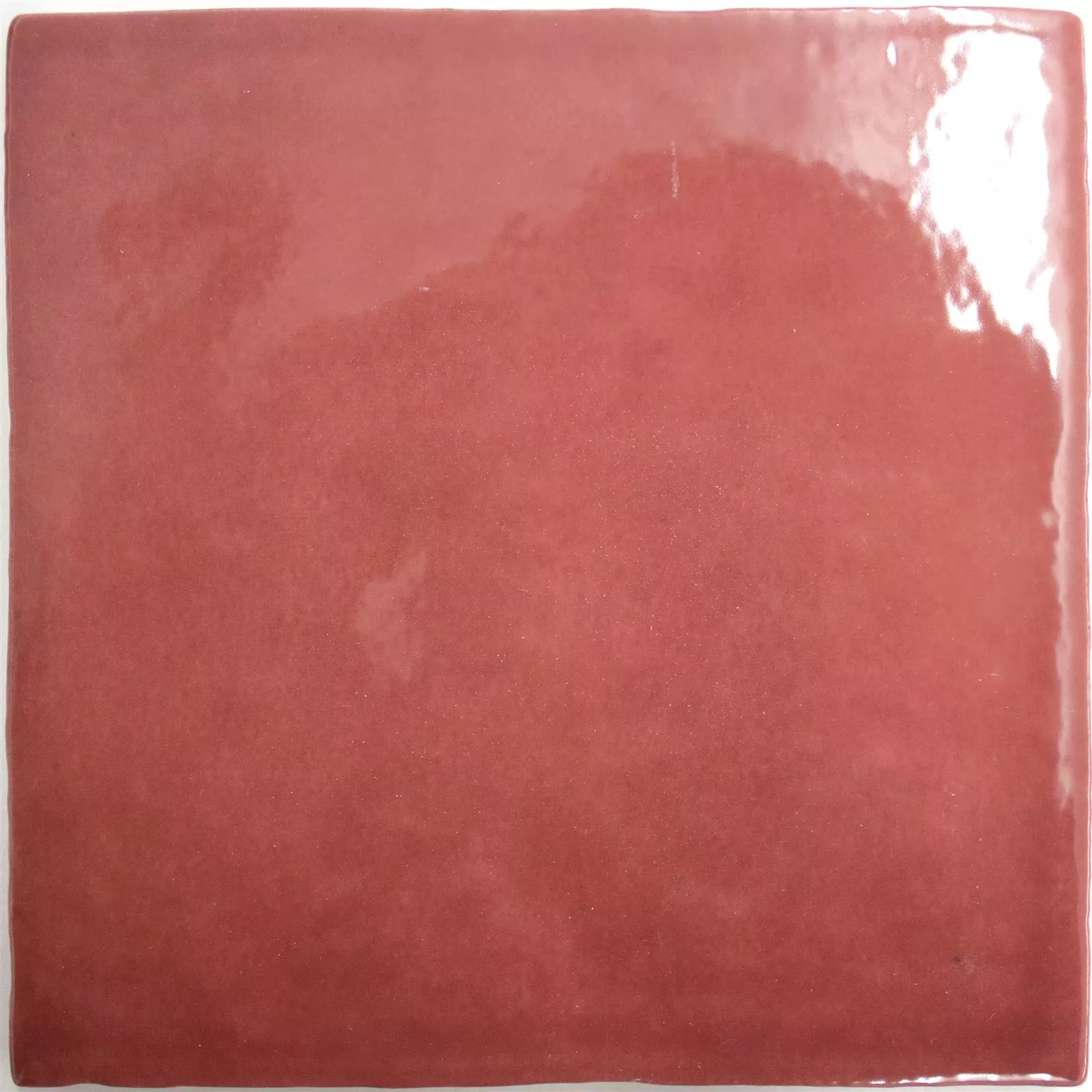 Wandfliesen Concord Wellenoptik Rot 13,2x13,2cm Wandfliesen Concord Wellenoptik Rot 13,2x13,2cm