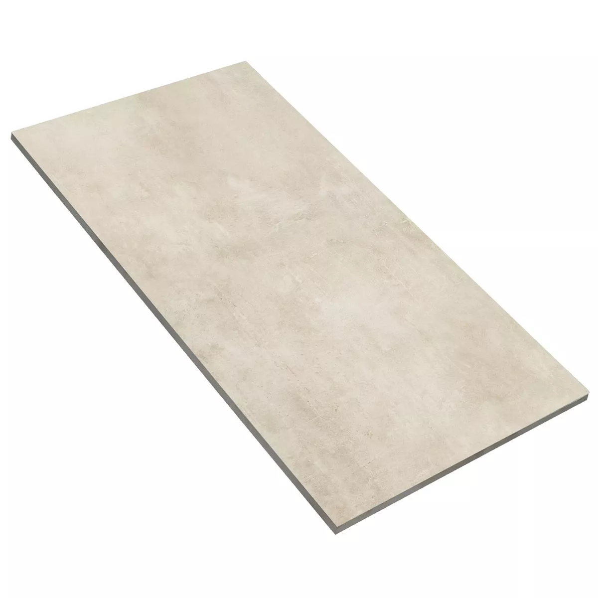 Muster von Bodenfliesen Assos Betonoptik R10/B Beige 60x120cm