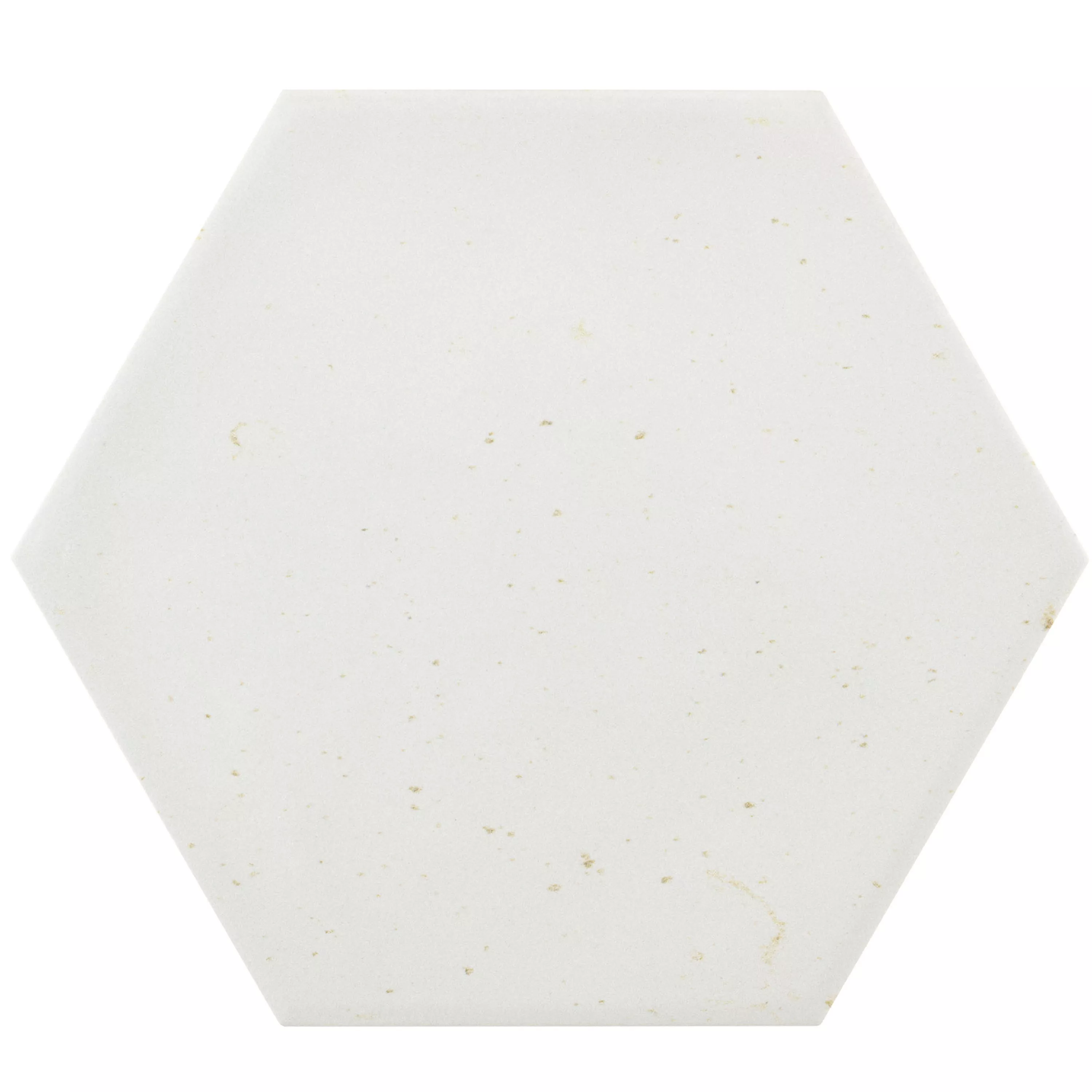 Bodenfliesen Arosa Matt Hexagon Weiß 17,3x15cm Bodenfliesen Arosa Matt Hexagon Weiß 17,3x15cm