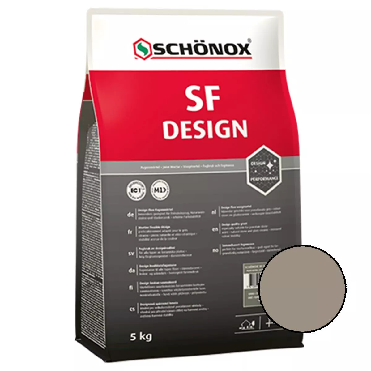 Fugenmörtel Schönox SF Design Sandgrau 5 Kg