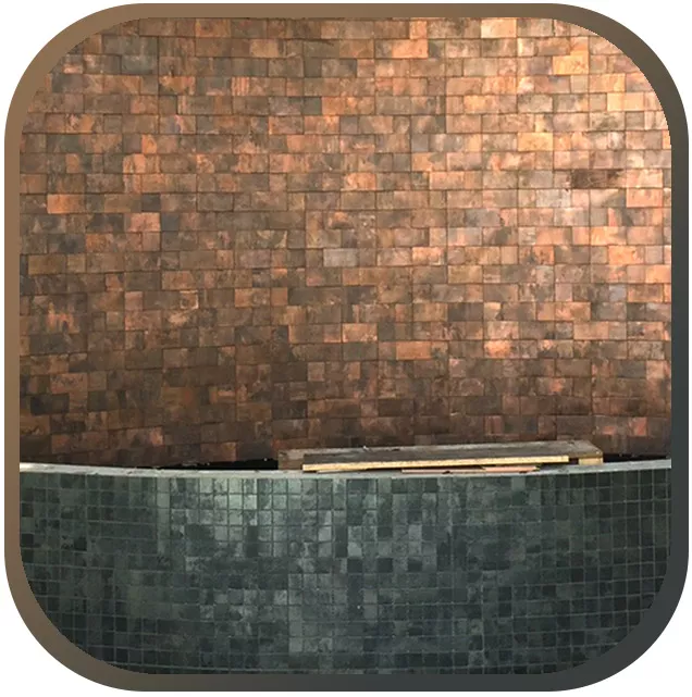 Mosaikfliesen Metall universell verlegbar