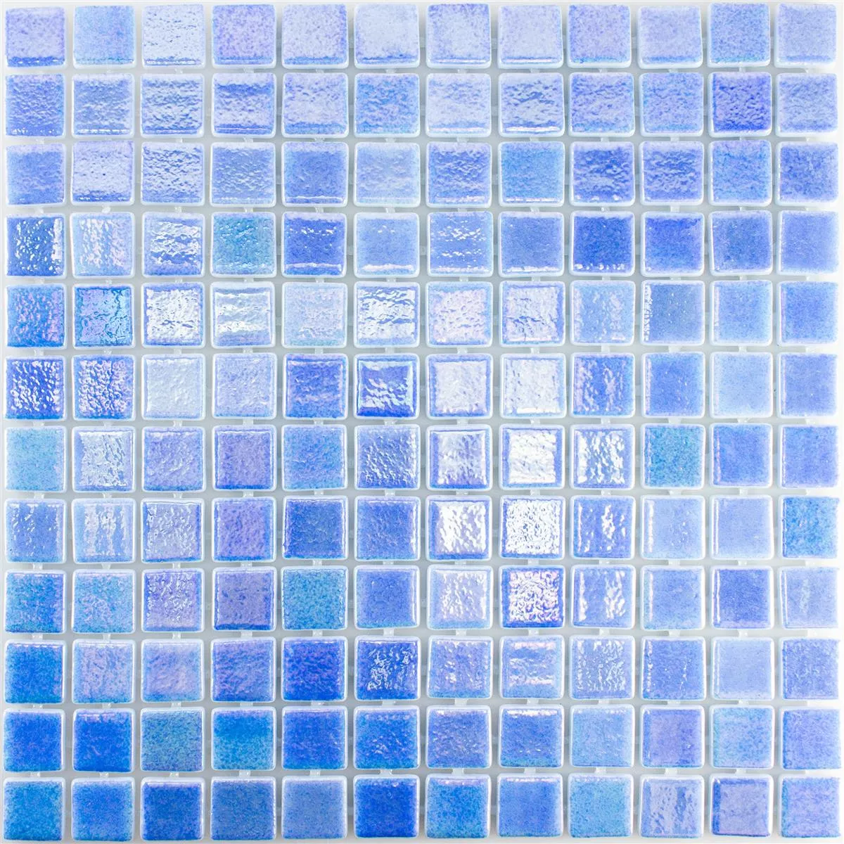 Muster von Glas Schwimmbad Pool Mosaik McNeal Blau 25