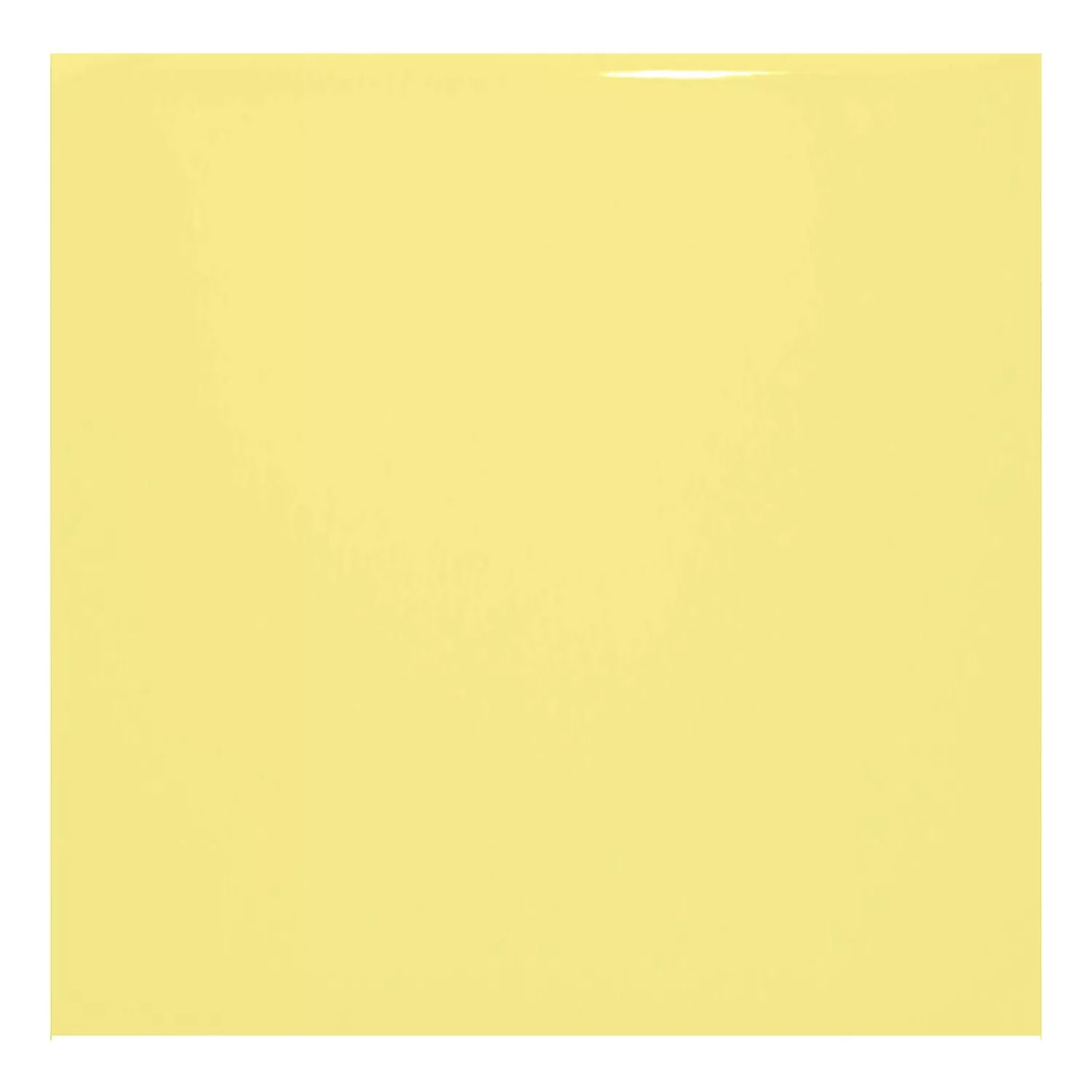 Metrofliese Gelb Glänzend 10x10 cm Ohne Facette Freyburg Amarillo