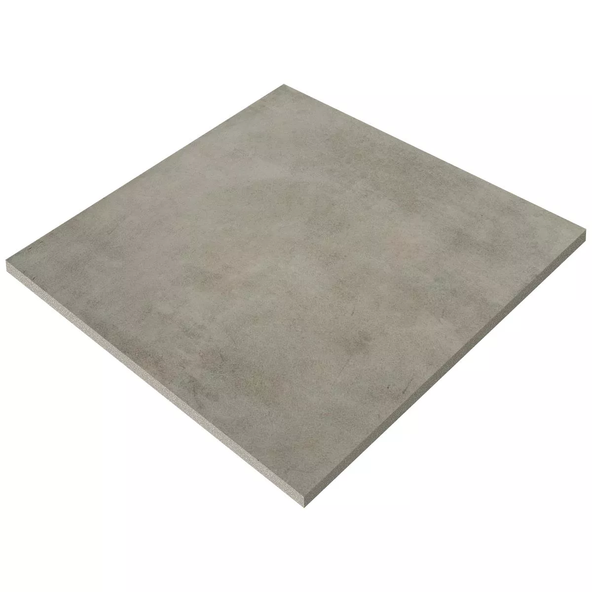 Terrassenplatten Feinsteinzeug Herzford Grau 60x60x2cm