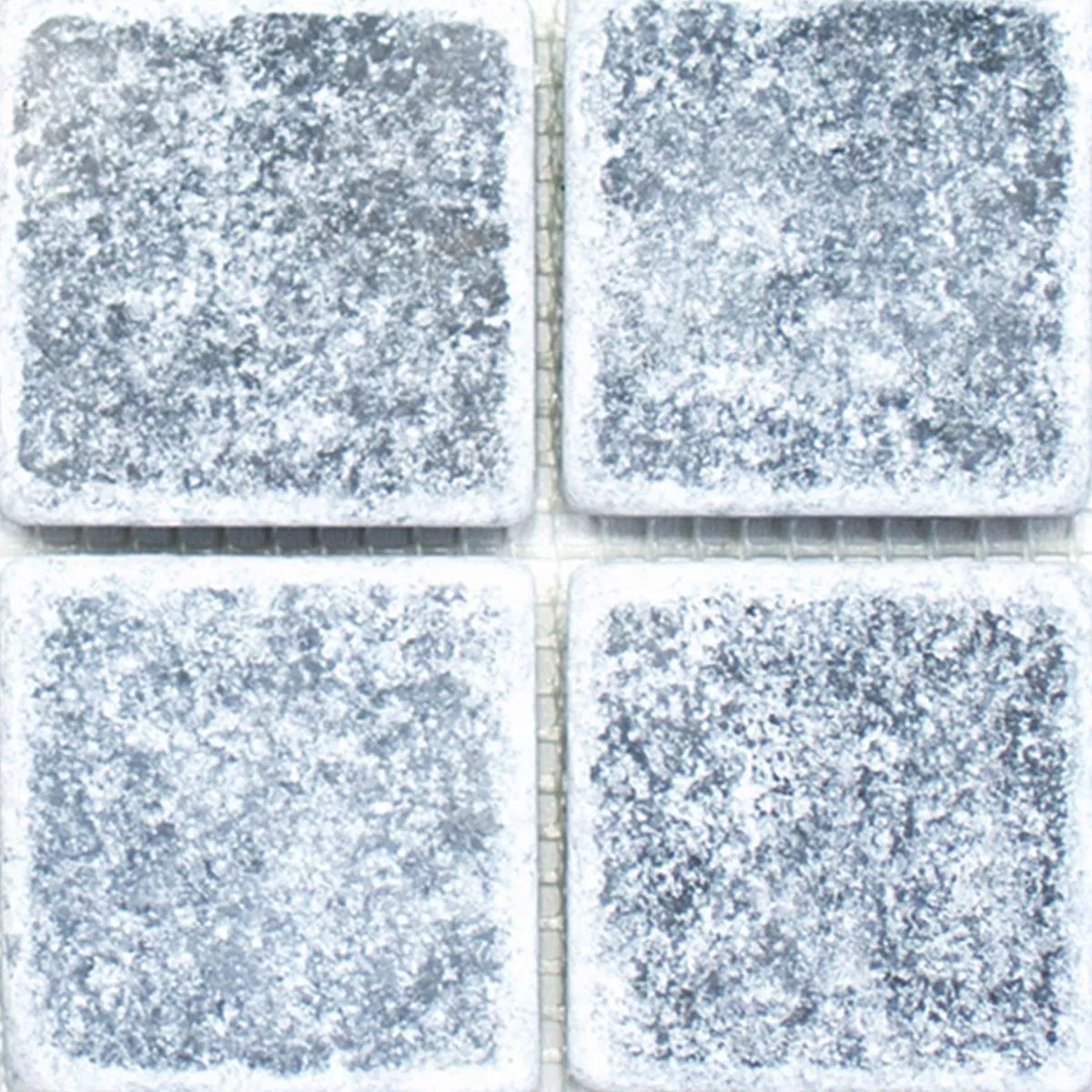 Muster Marmor Mosaikfliesen Bardiglio Schwarz Grau 48