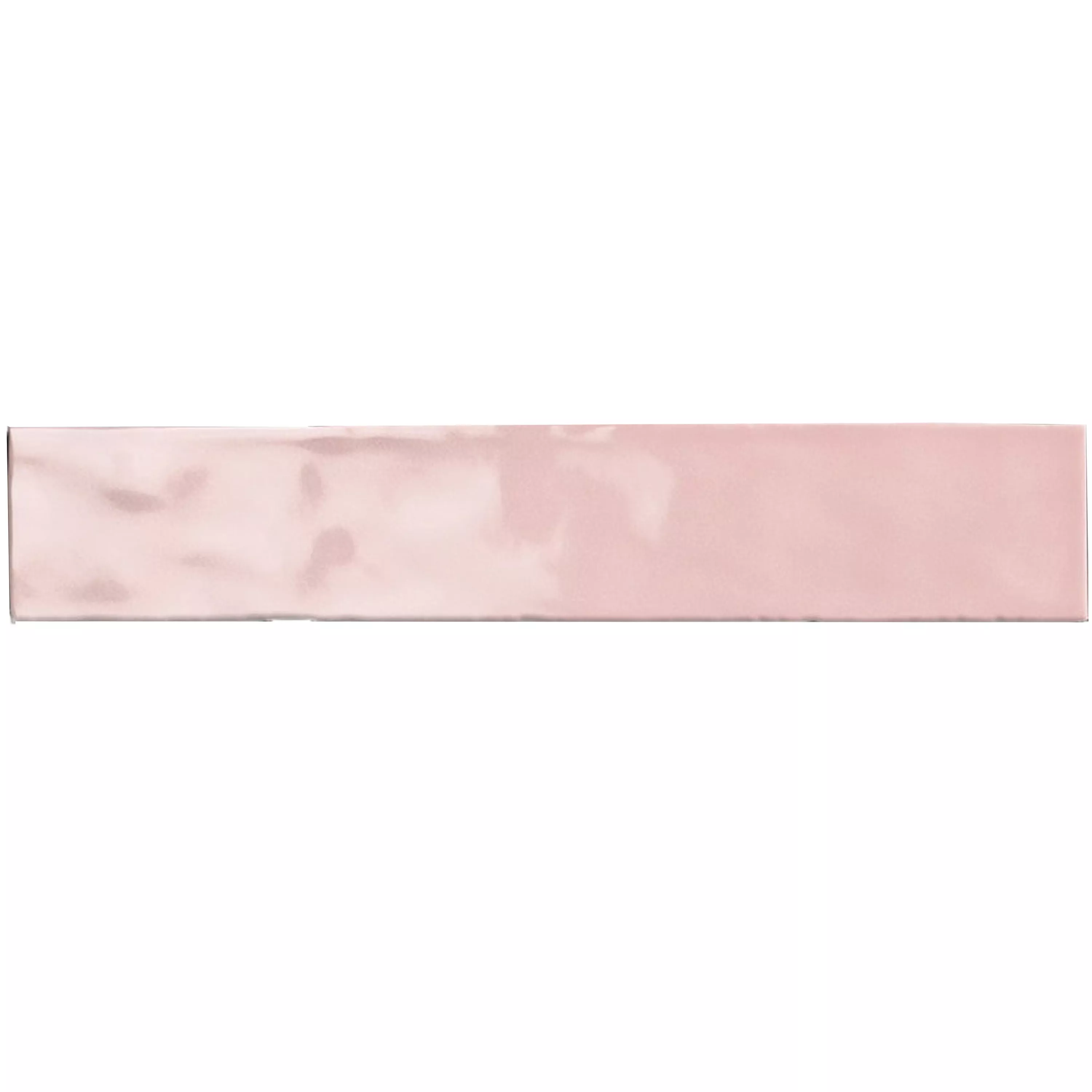 Muster Wandfliesen Montreal Gewellt Pink 5x25cm