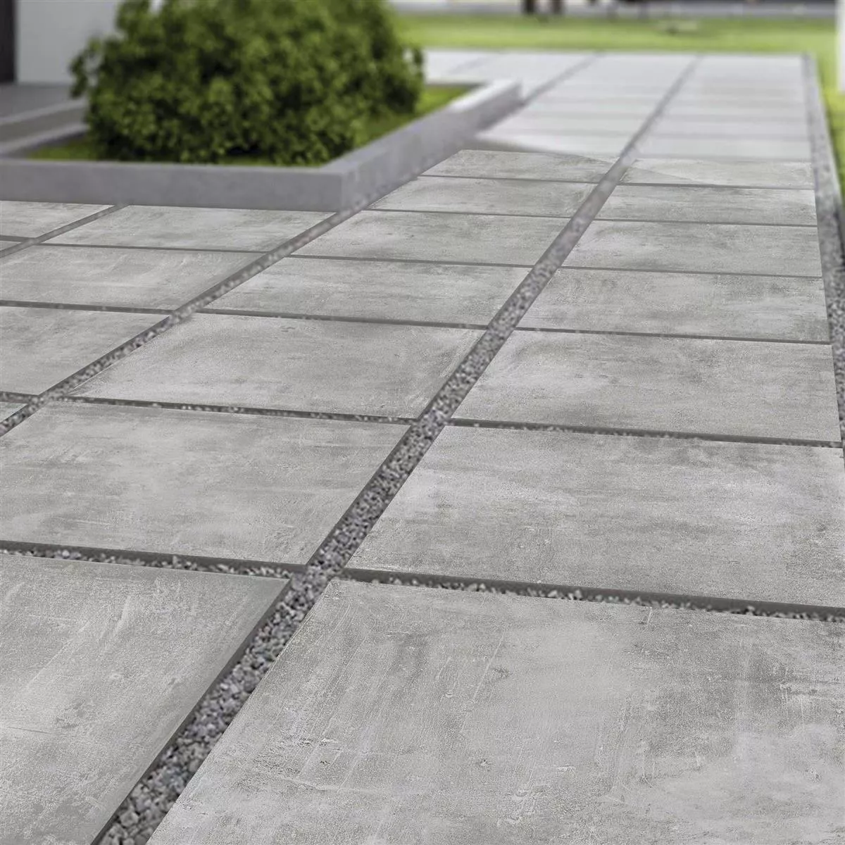 Muster Terrassenplatten Betonoptik Sunfield 60x60cm