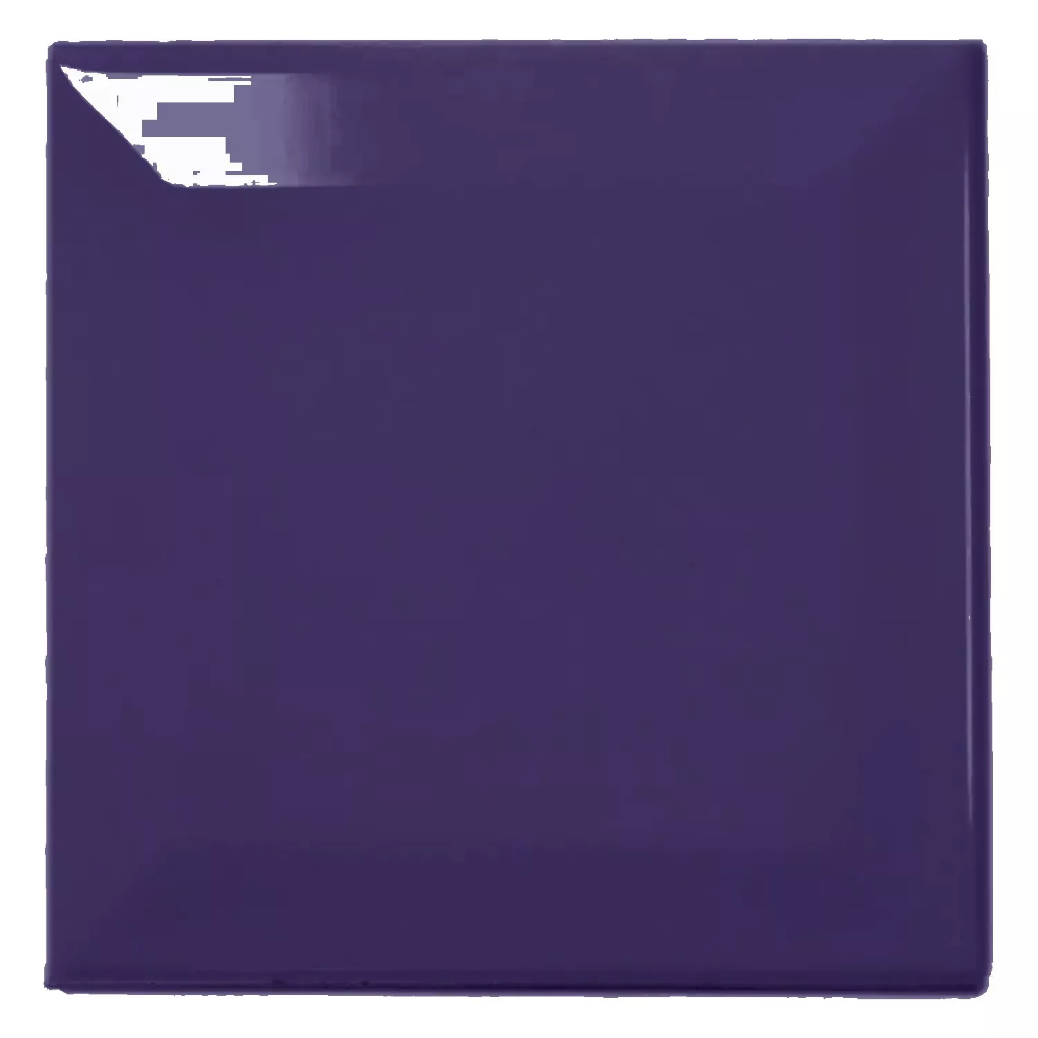 Metrofliese Blau Glänzend 10x10 cm Facette Catarina Cobalto