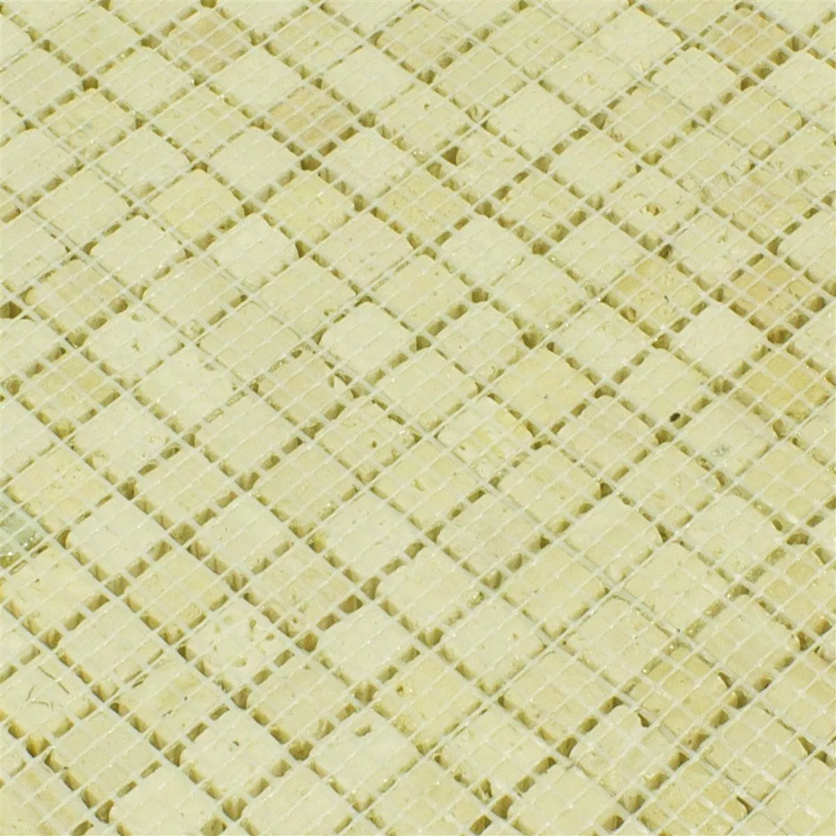 Marmor Naturstein Mosaik Fliesen Antika Mix Gold Creme