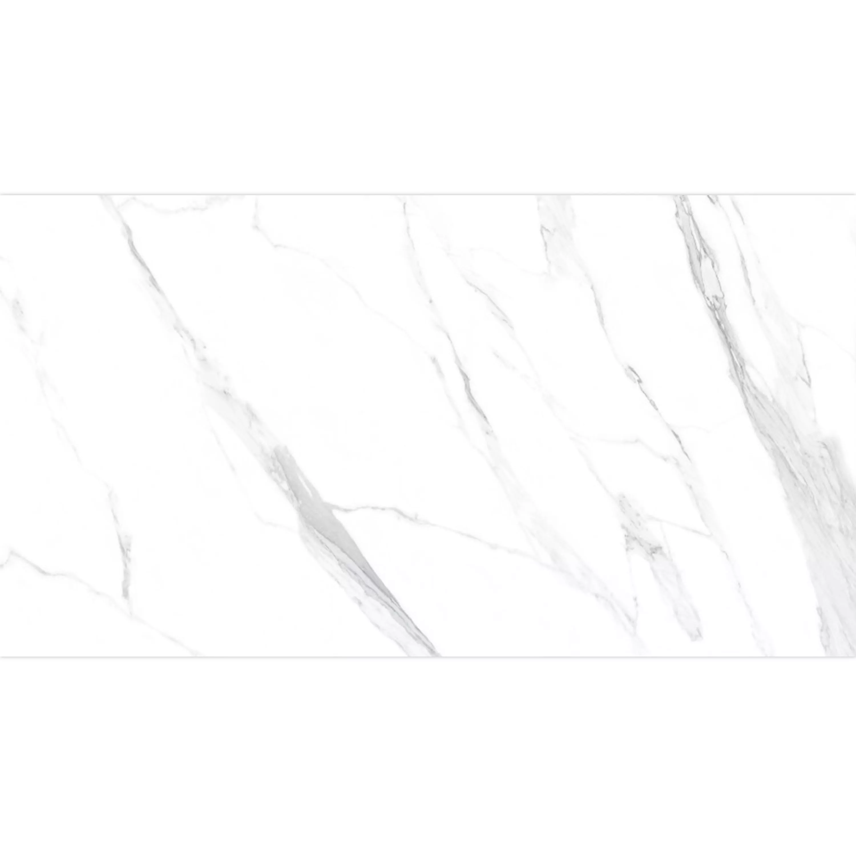 Muster von Bodenfliesen Louisburg Statuario Weiß Matt Rektifiziert 30x60cm