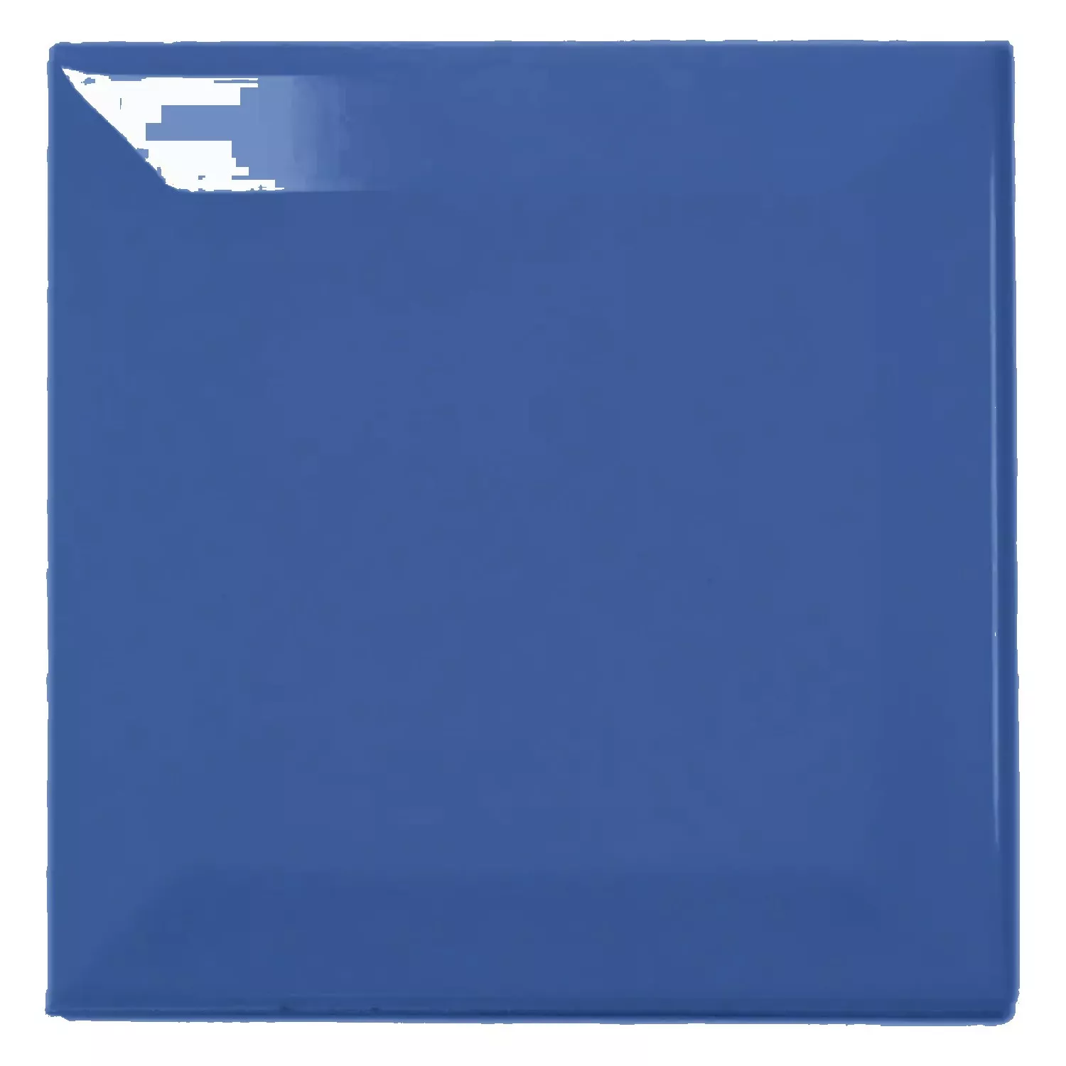 Metrofliese Blau Glänzend 10x10 cm Facette Catarina Mar