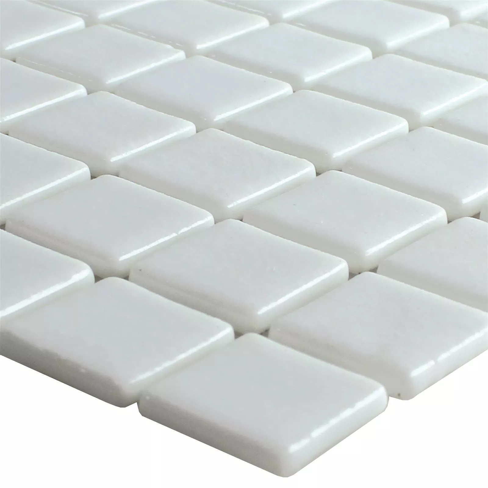 Glas Schwimmbad Pool Mosaik Antonio Weiß Glas Schwimmbad Pool Mosaik Antonio Weiß