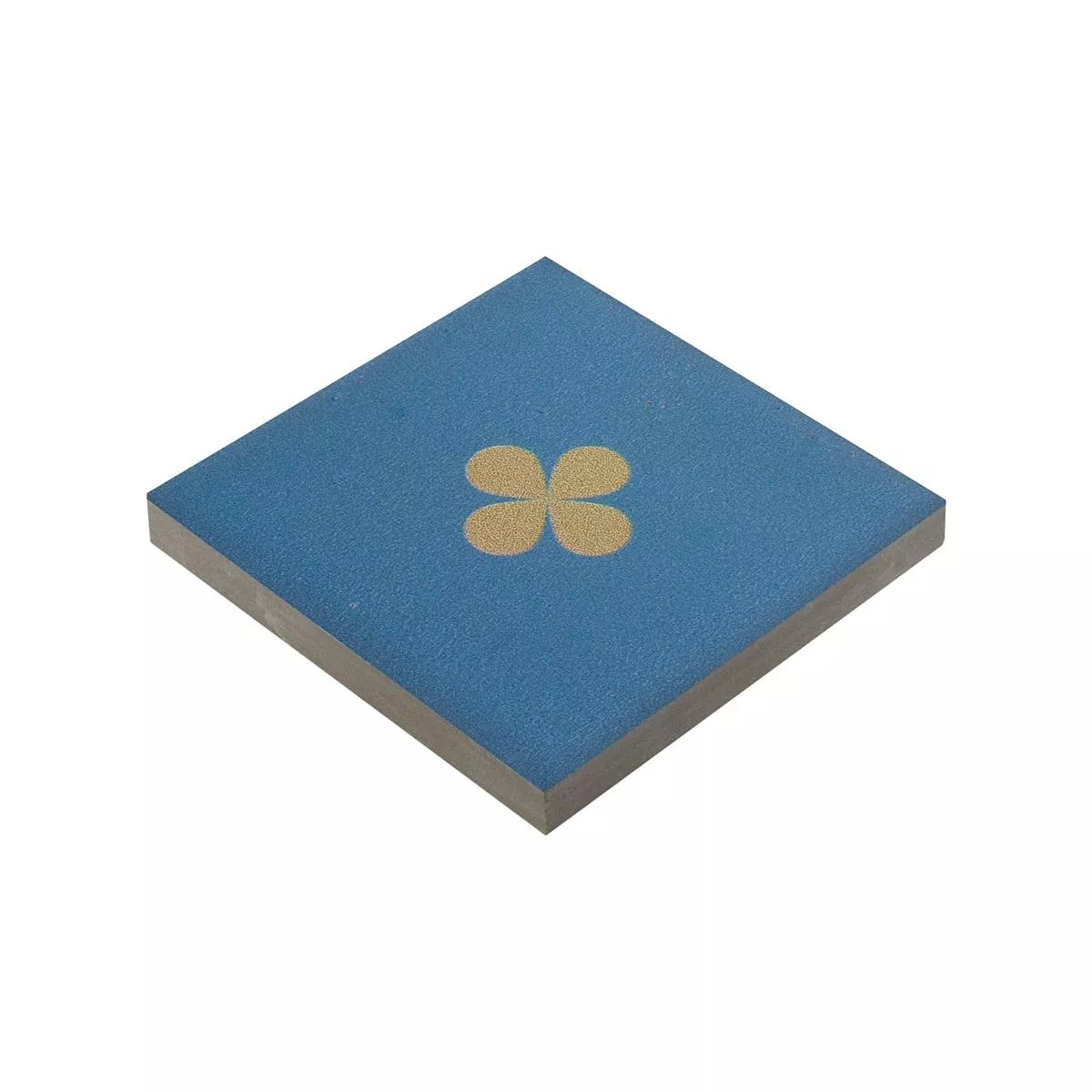 Feinsteinzeug Fliesen Genexia Decor Blau Einleger 4,6x4,6cm