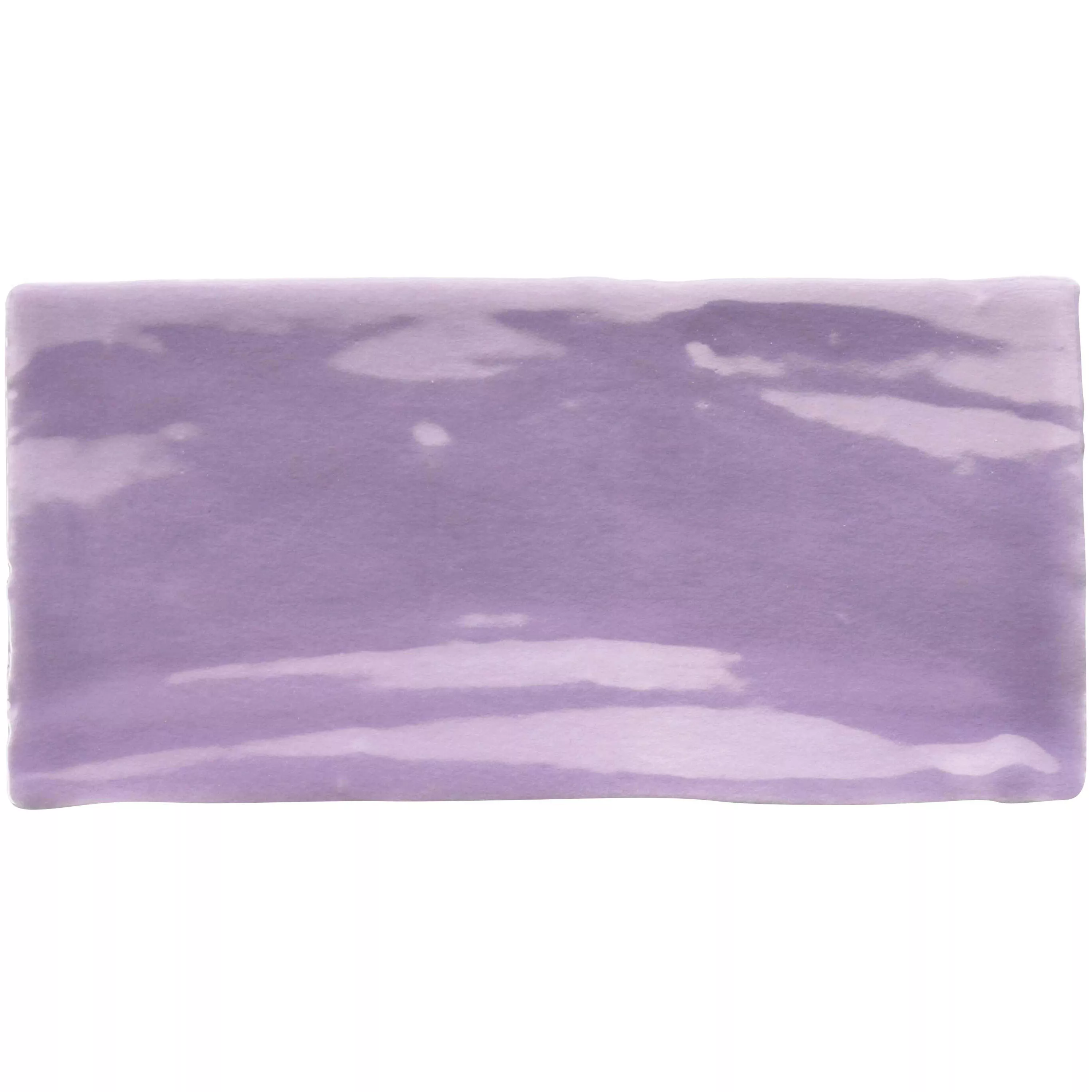 Muster Wandfliese Algier Handgemacht 7,5x15cm Lavendel