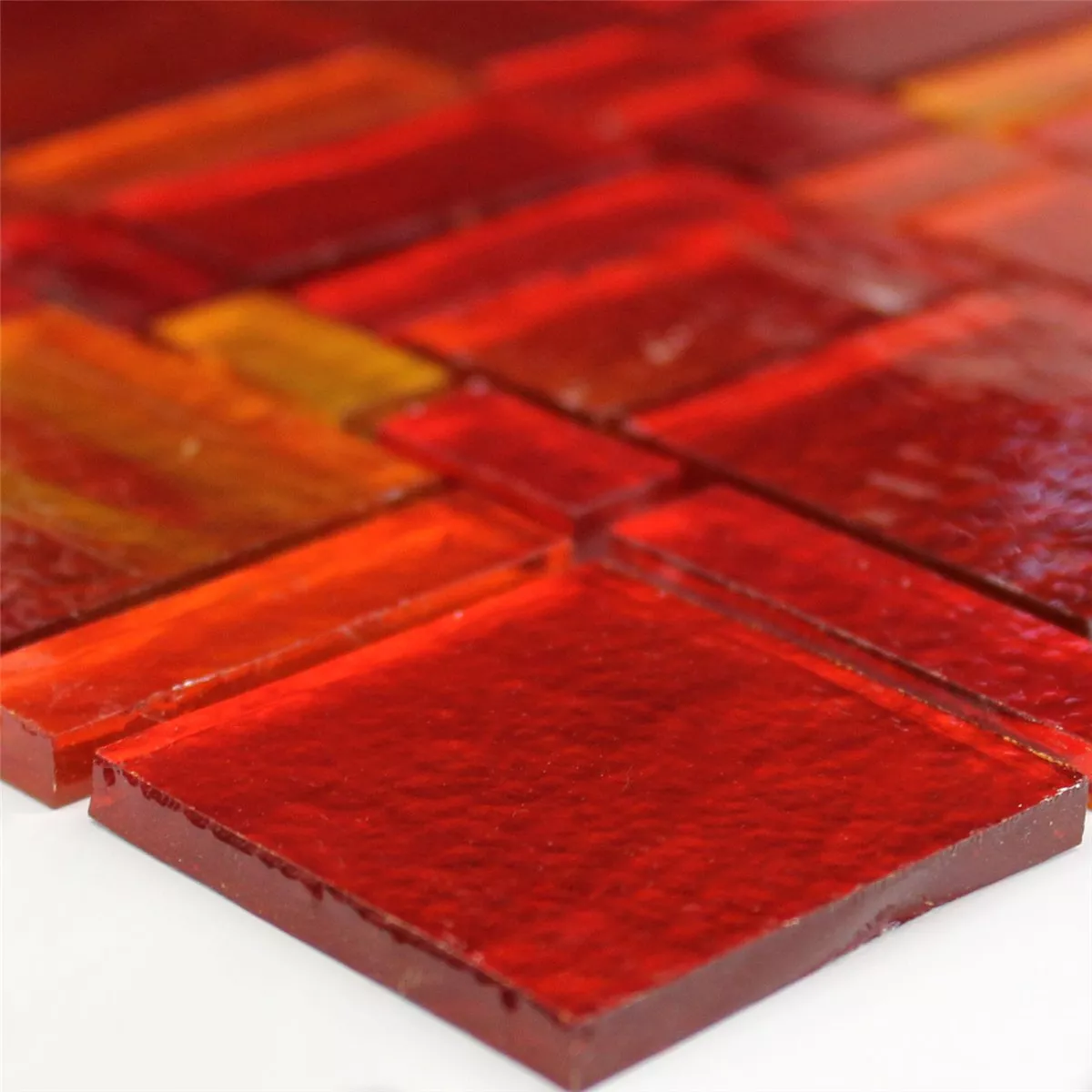 Glas Fliesen Trend Recycling Mosaik Liberty Red